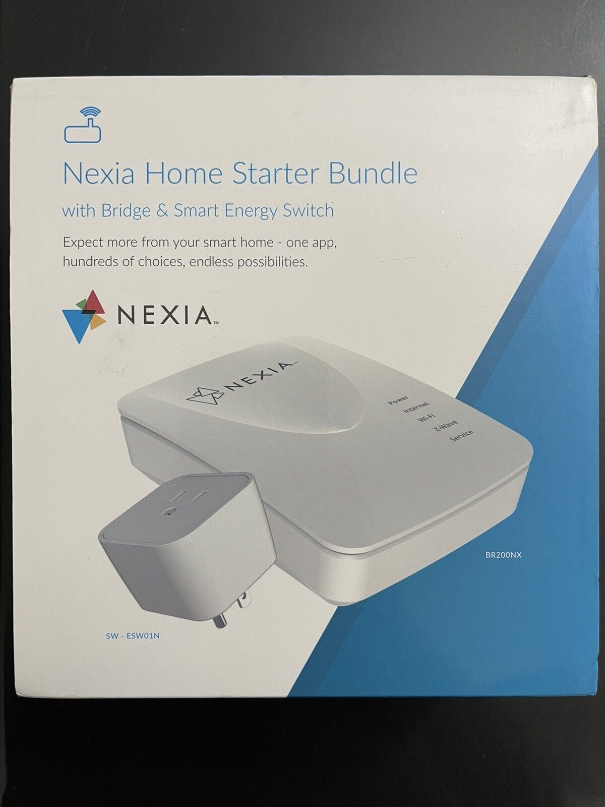 Nexia Home Intelligence Sk200 Nexia Br200 Home Starter Kit, White