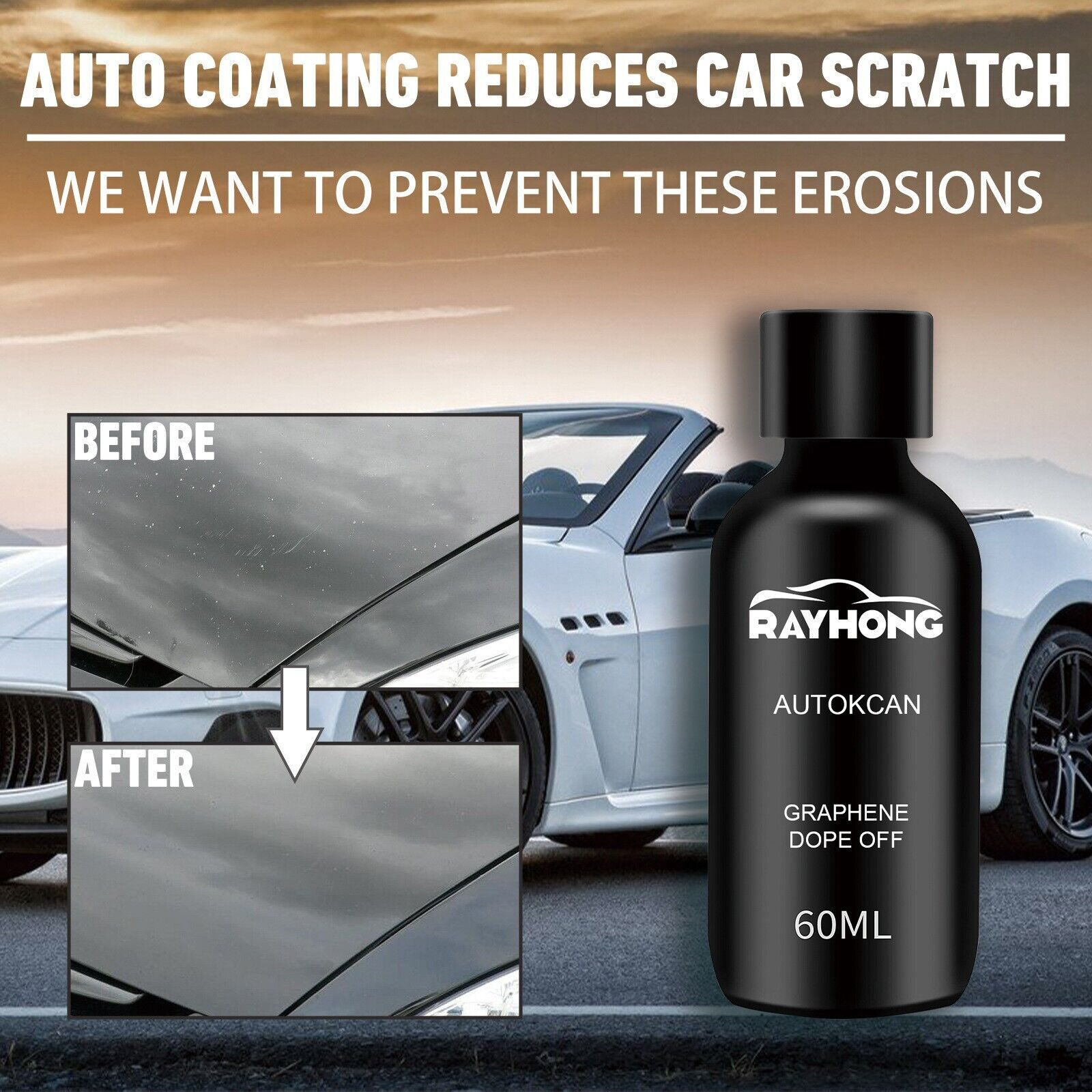 Automotive Ceramic Coating Agent Glass Coating Protection Waterproof And