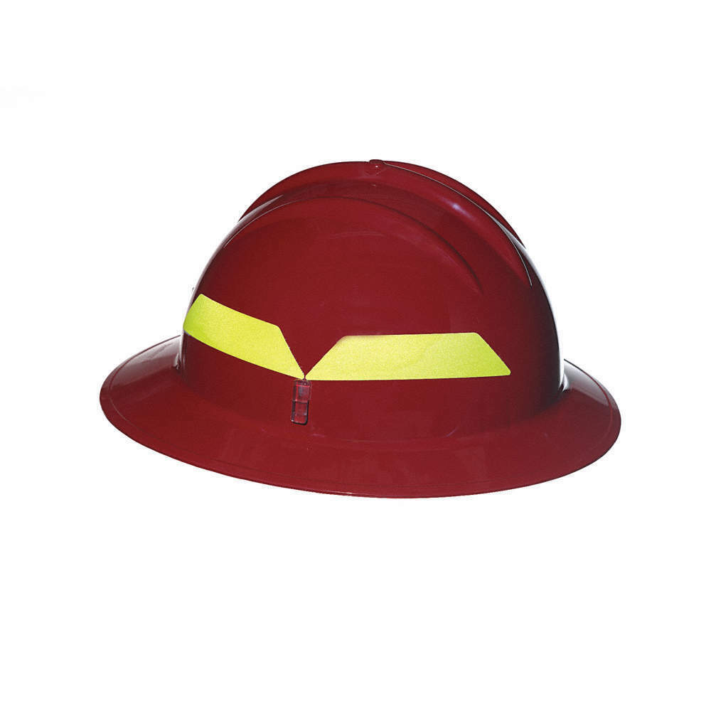 Bullard Fhrdr Fire Helmet,red,full-brim