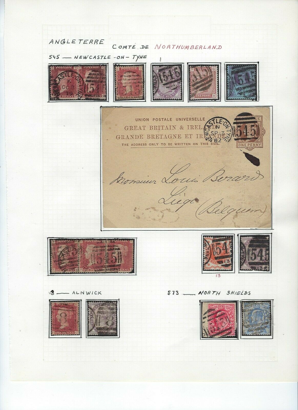 Great Britain Queen Victoria Cancel Collection ( Look 11 Scans ) ! Lot 248