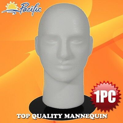 Male Mannequin 11" Head With Holder Stand Display Wig Hat Glasses