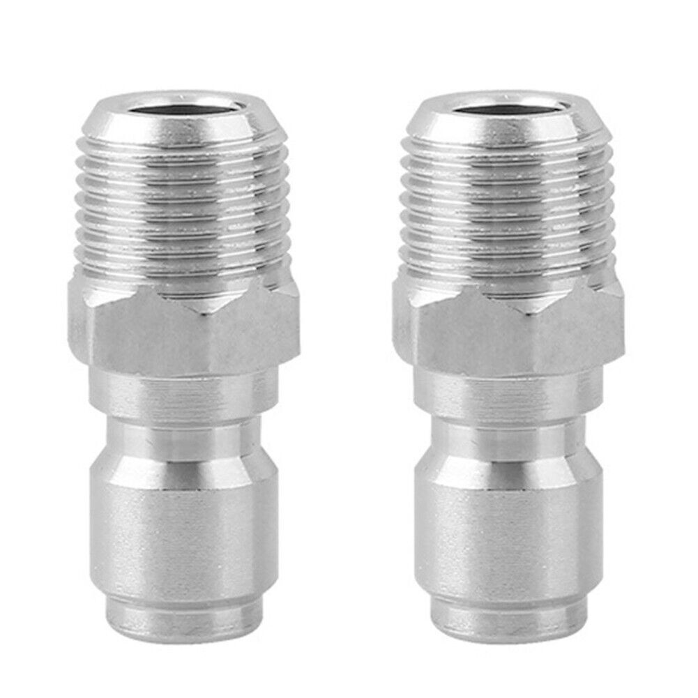 Qd Plug To 3/8 Inch Male Fitting Stainless Steel Washer 3/8 Inch Adapters