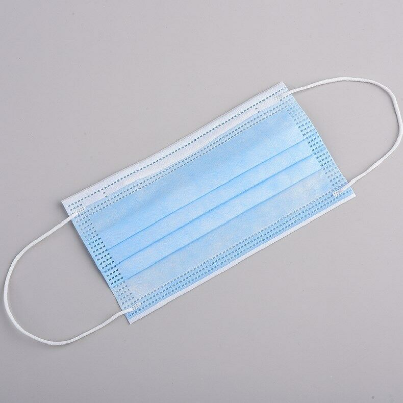 [50 Pcs]3-ply Disposable Face Mask Non-medical Surgical Earloop Face Mouth Cover