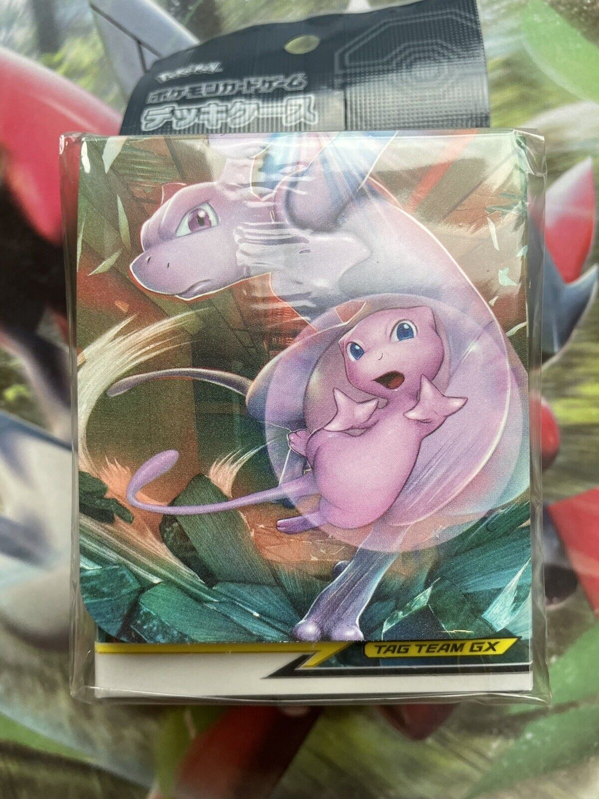 Pokemon Center Japan Unified Minds Mewtwo And Mew Deck Box/ Deck Case