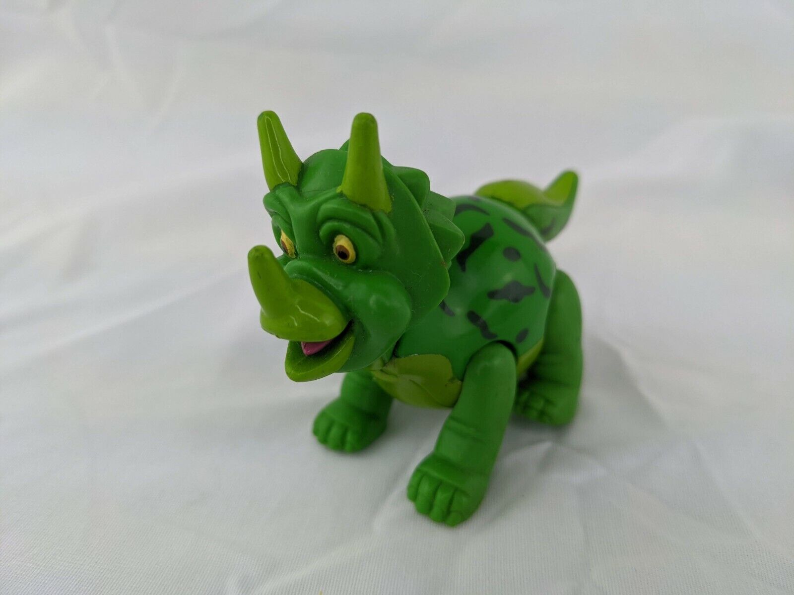 Green Triceratops Dinosaur Figure T-rex 2.5"