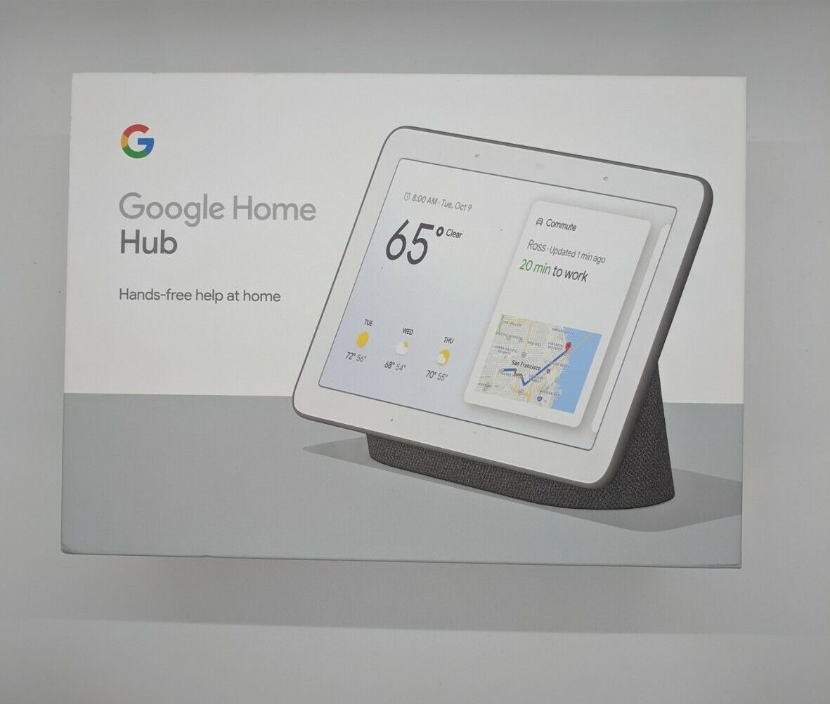 Google Home Hub White *empty Box No Hub*