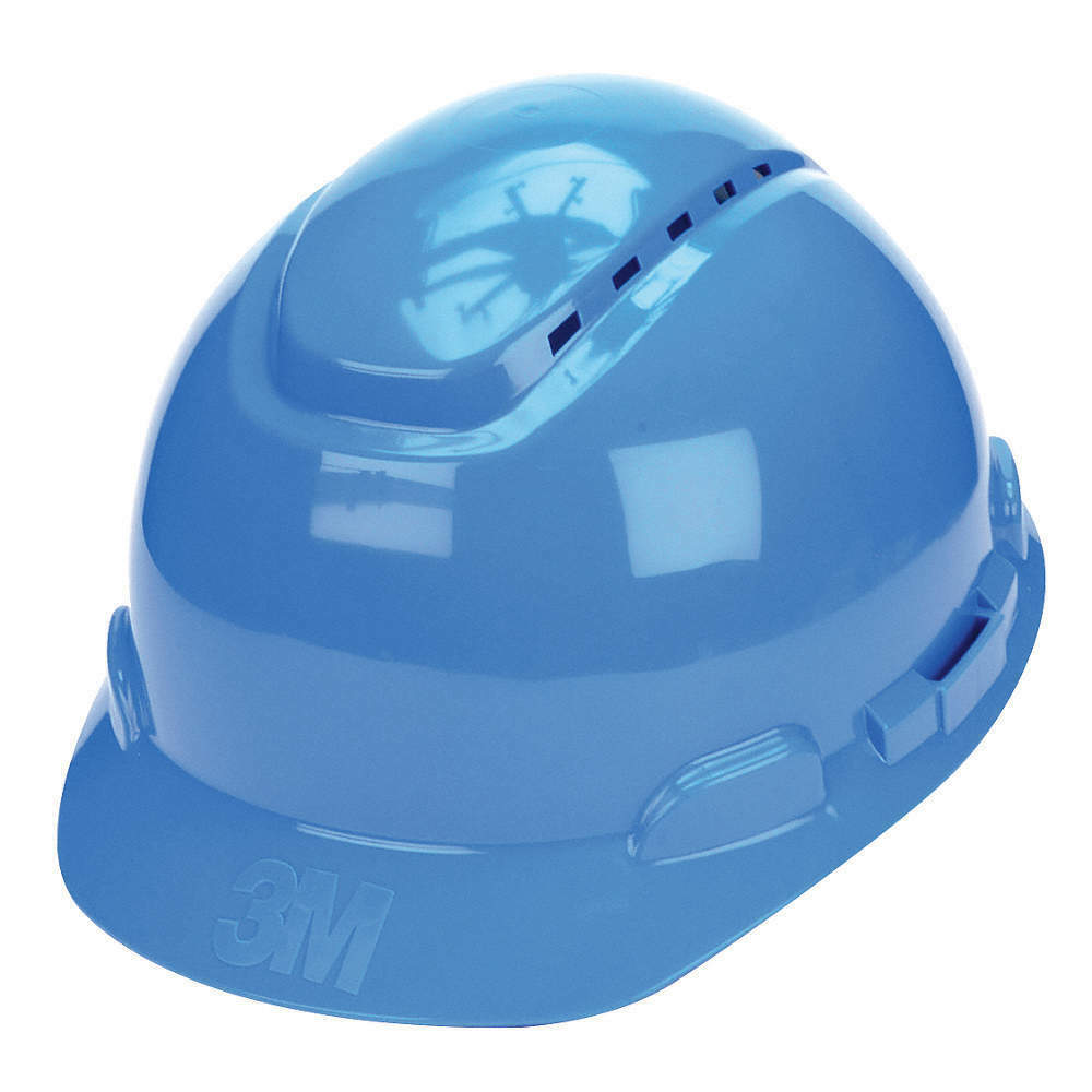 3m H-703v Hard Hat,type 1, Class C,ratchet,blue