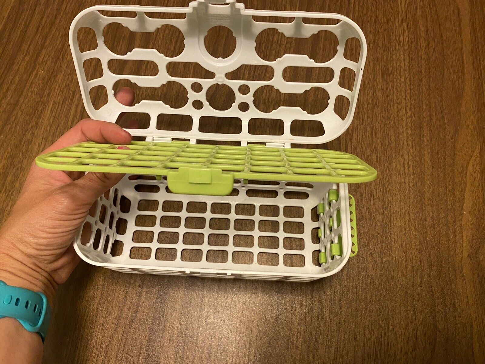 Munchkin High Capacity Dishwasher Basket, Green