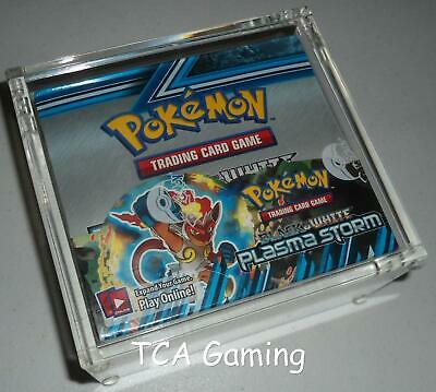 Magnetic Clear Protective Pokemon Booster Box Case Fits Ex, Dp, Hgss, Bw, Xy Era