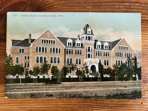 Sacred Heart Academy, Ogden, Utah - Vintage Postcard