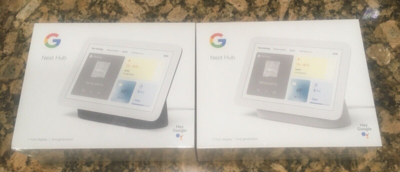 Brand New Nest Hub 7" Smart Display With Google Assistant - Charcoal Or Chalk