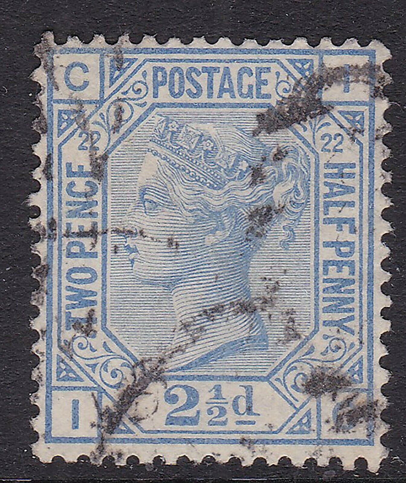 Great Britain^^^^^sc#82   Used Victoria  Classic ( Well Centered) @ Dca 1225gbb