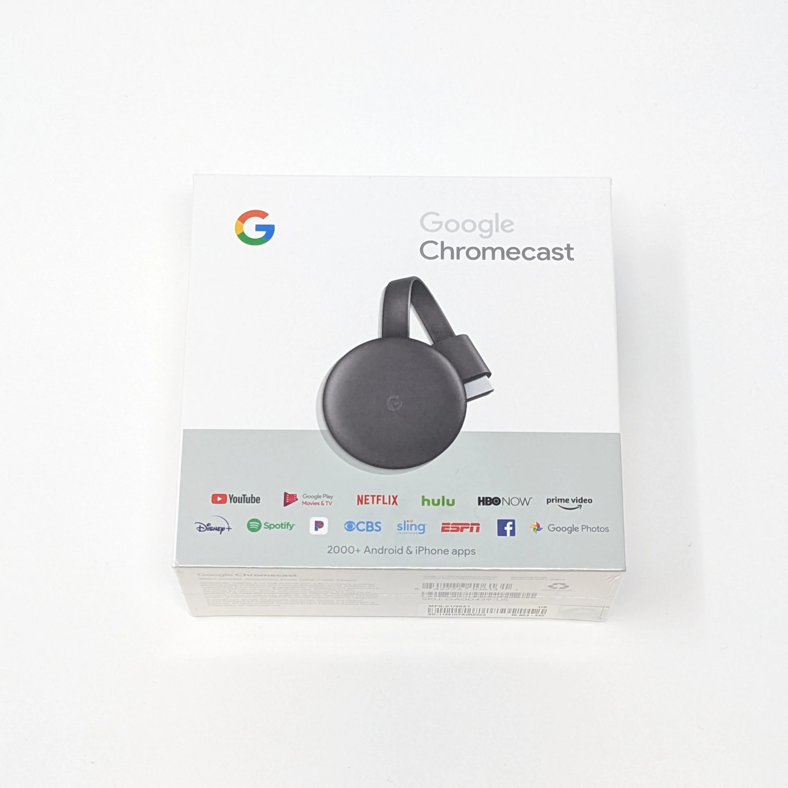 New Sealed Google Chromecast Ga00439-us