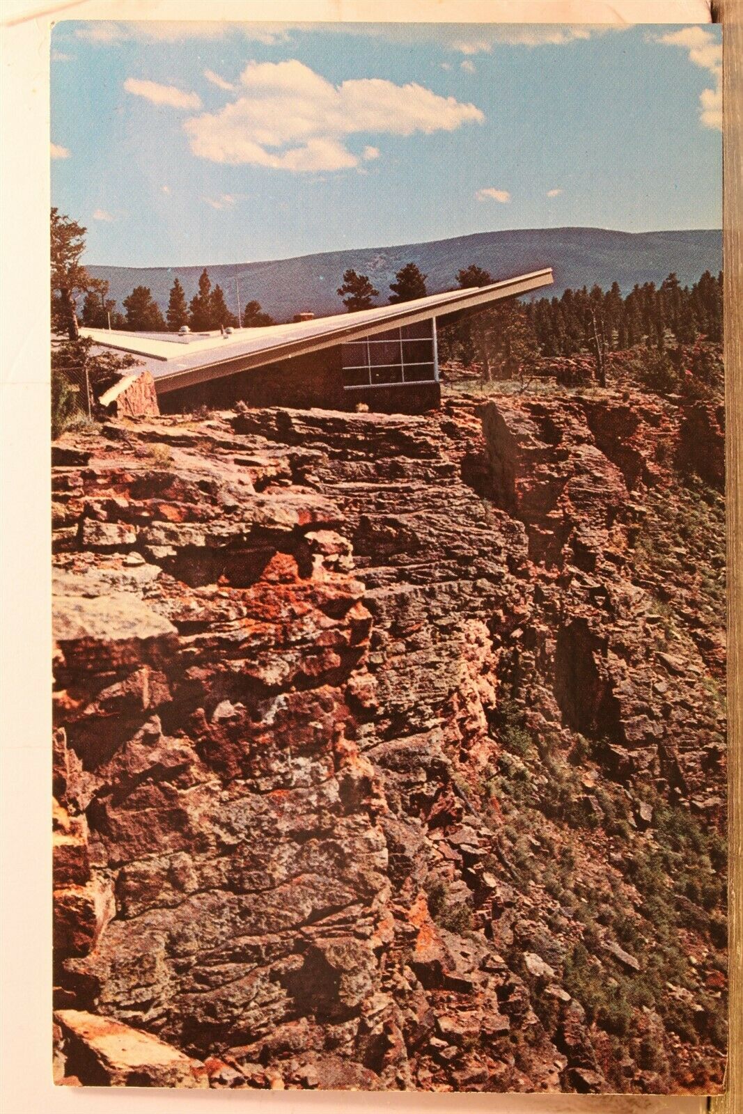 Utah Ut Ashley National Forest Red Canyon Visitor Center Flaming Gorge Postcard