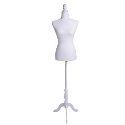 Female Mannequin Torso Dress Form Display With Tripod Stand Black/white/red New