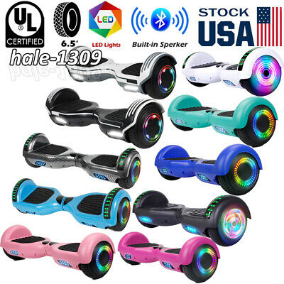 6.5" Bluetooth Hoverboard Self Balancing Electric Scooter Led Ul2272 No Bag Usa