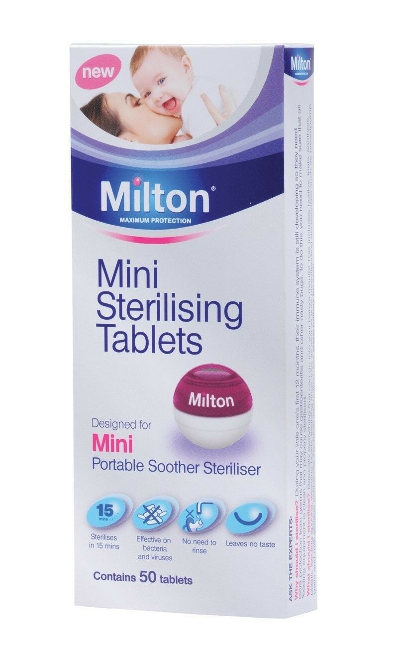 Milton Mini Sterilising Tablets 50 Tablets