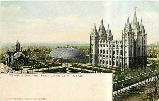 Ut, Salt Lake City, Utah, Temple Square, Frank H. Keib