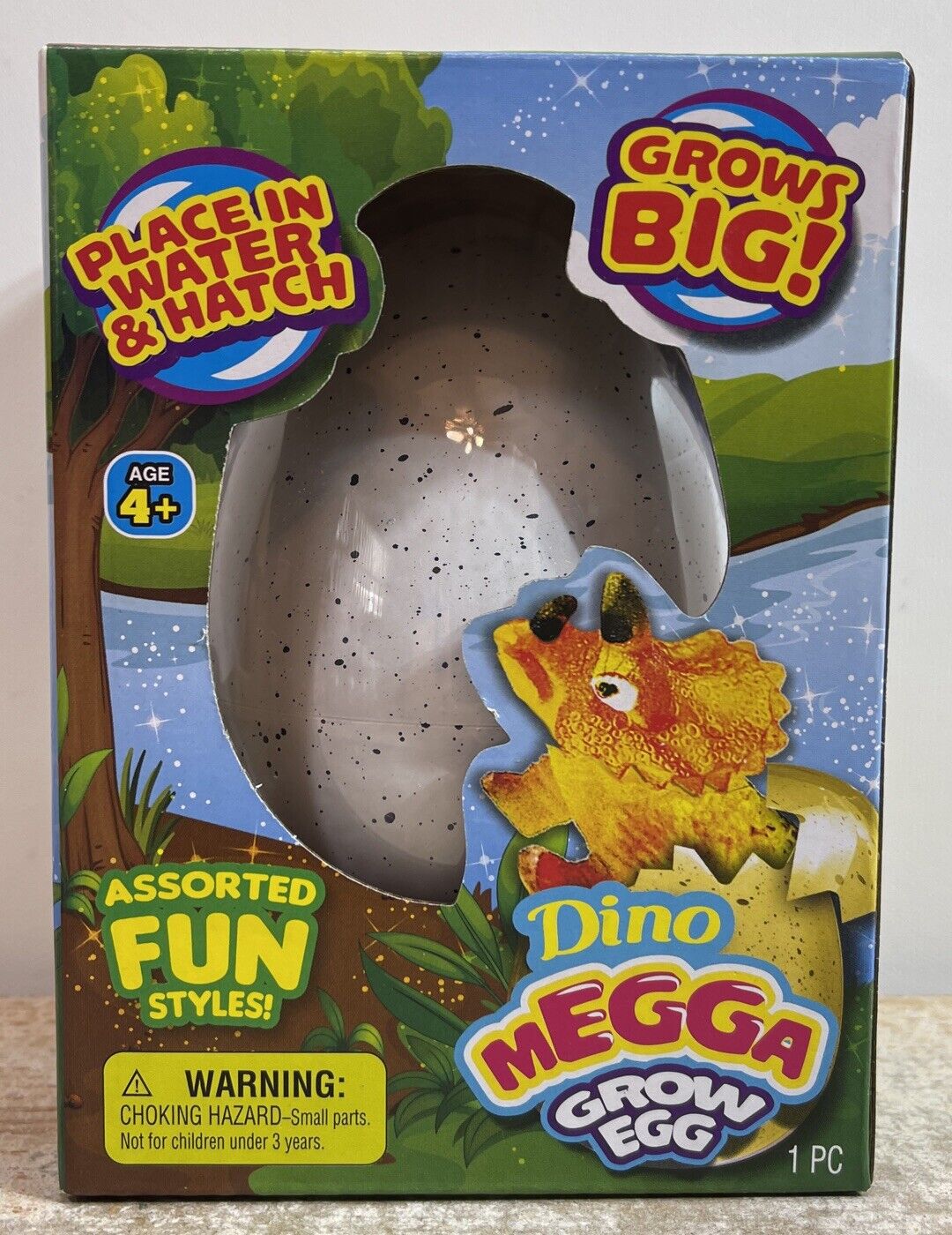 Dino Megga Grow Egg Water Hatch. Grow A Dinosaur. Hatch An Egg, Grow Your Own