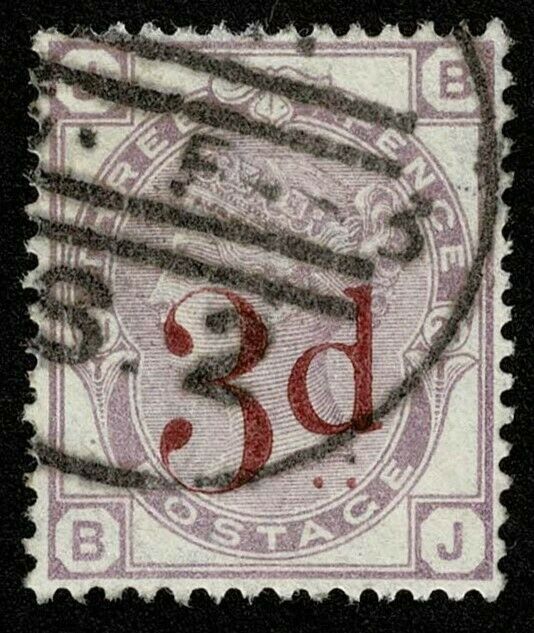 Great Britain Stamp Scott#94 3d Queen Victoria Used Well Centered