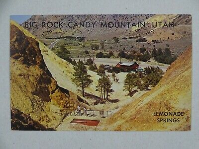 Vintage Postcard Lemonade Springs Big Rock Candy Mountain Ut Usa Unposted