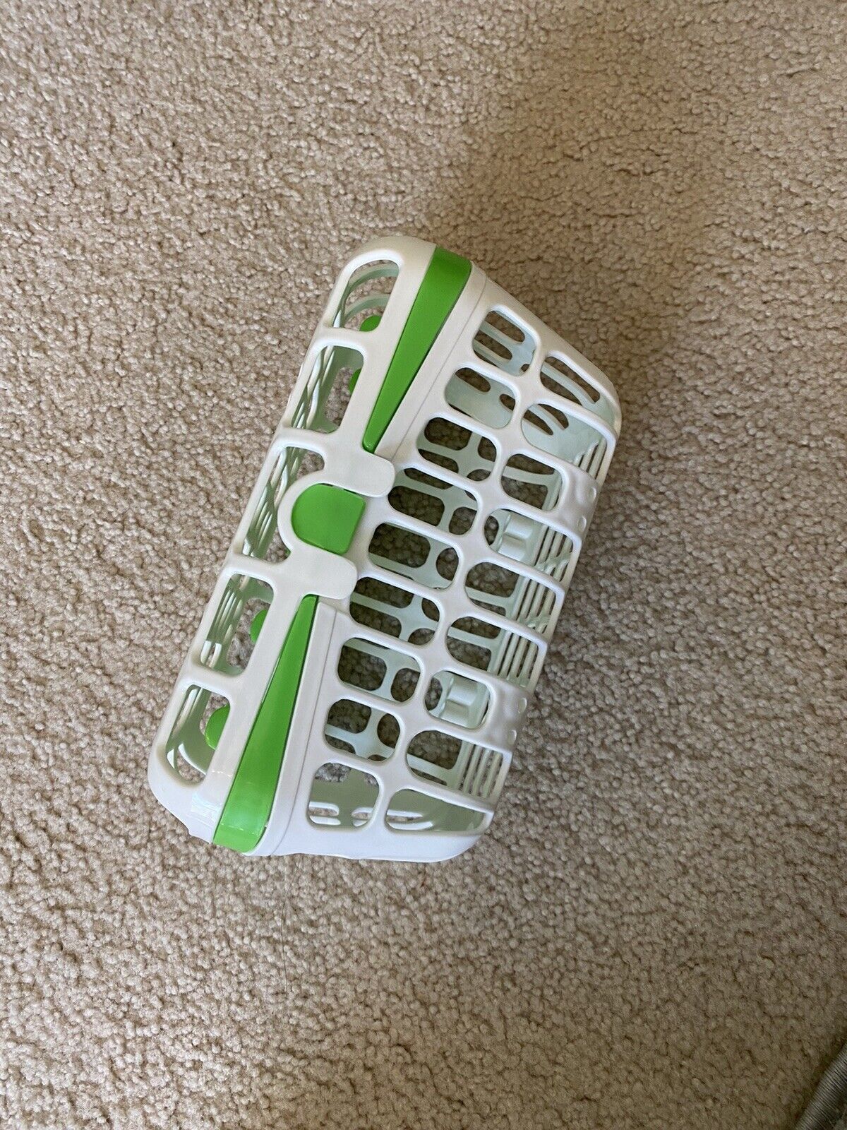 Munchkin Dishwasher Basket Baby Bottle Cages  Green White