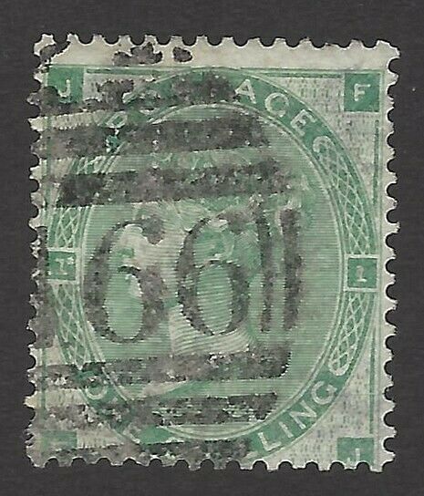 Gb Qv 1862-4 1sh Green Plate 1 Sg 90 Used £300