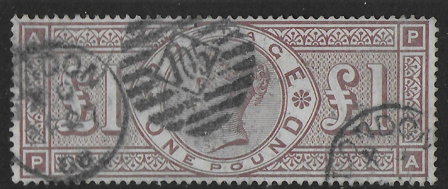 Great Britain Stamps 1884 Sg 186 Signed Diena Canc Vf