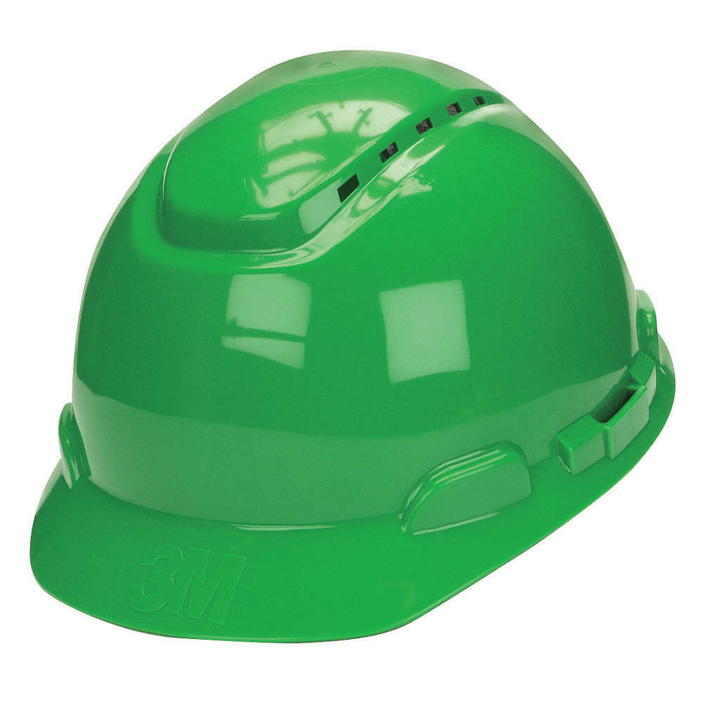 3m H-704v Hard Hat,type 1, Class C,ratchet,green
